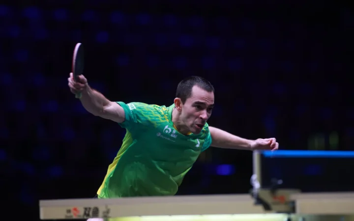 Hugo Calderano avança no Smash da Europa